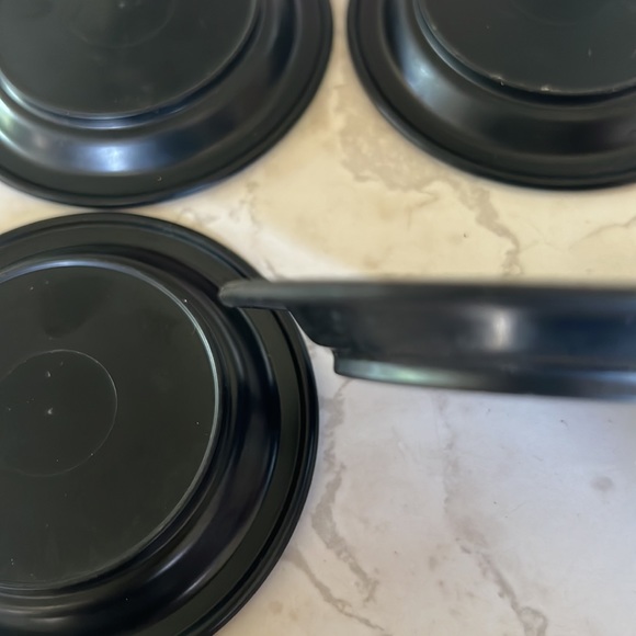 Vintage coasters set of 4 - Roman God plastic - Picture 7 of 16